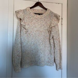 Universal Thread Ruffle Confetti Sweater